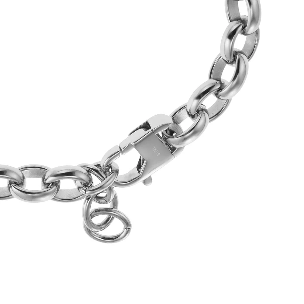 Fossil Stainless Steel Harlow Textured 22cm Bracelet - Image 3