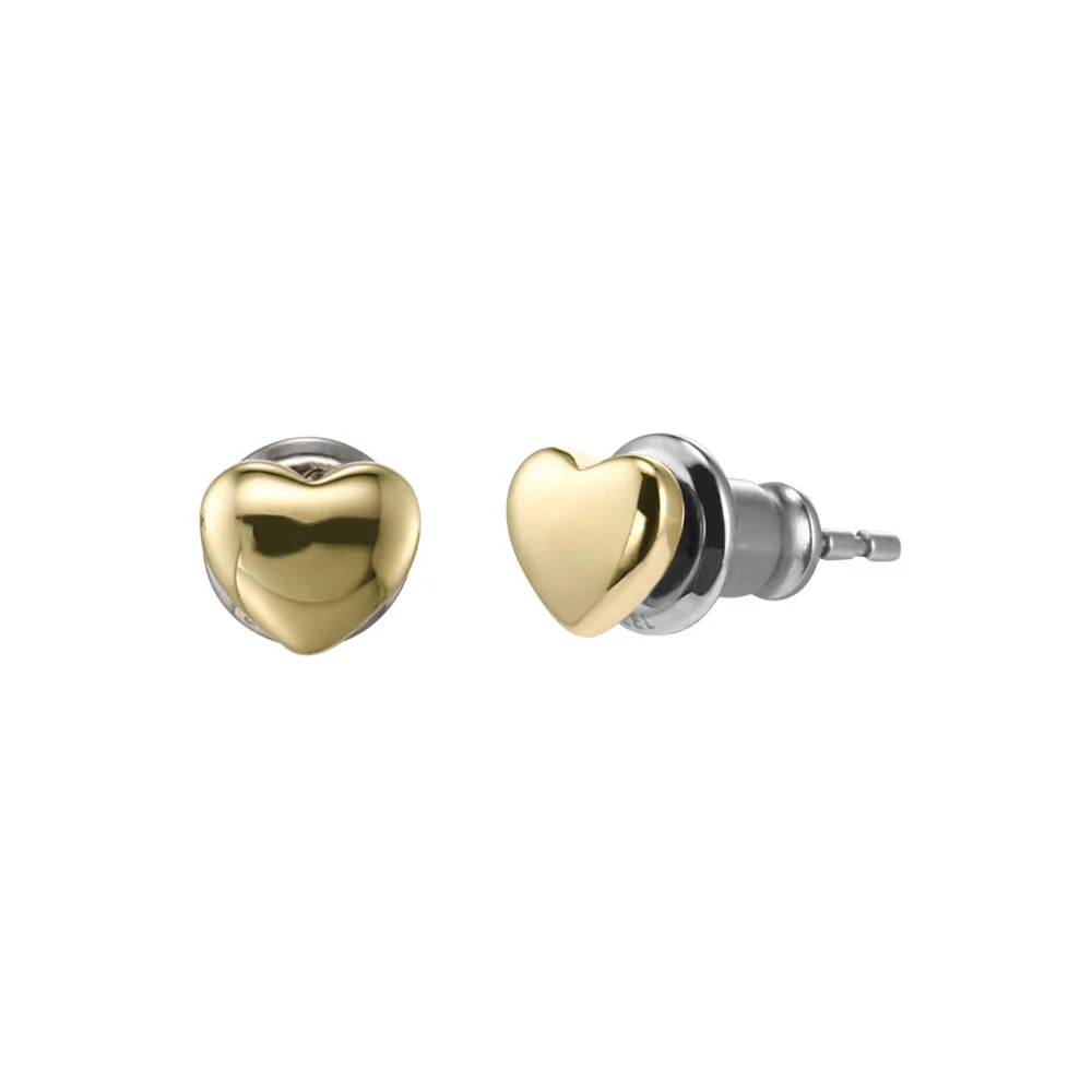 Fossil Yellow Gold Plated Stainless Steel MOP Earring & Pendant with Chain Set - Image 3