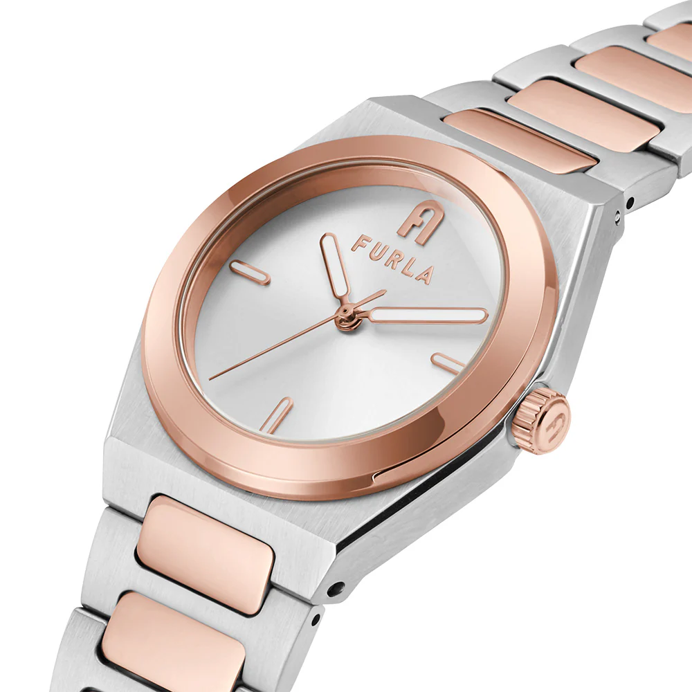 Furla WW00014001L5 Tempo Mini Two Tone Ladies Watch - Image 4