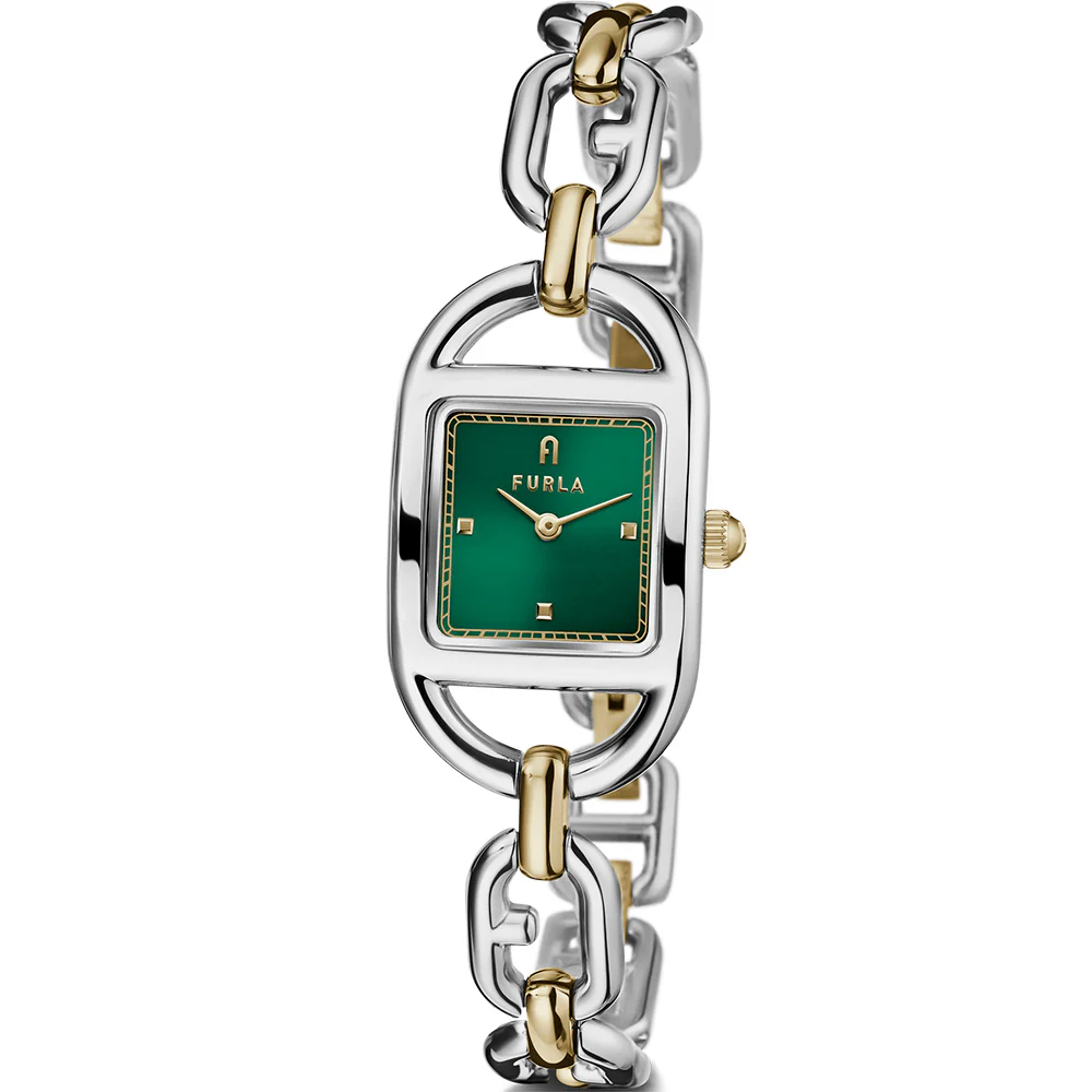 Furla WW00026006L4 Chain Square Two Tone Womens Watch - Image 5
