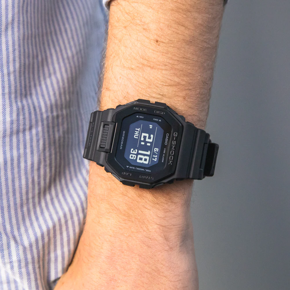 G-Shock G-Lide Series GBX100NS-1 Black Tide Smart Phone Link - Image 2