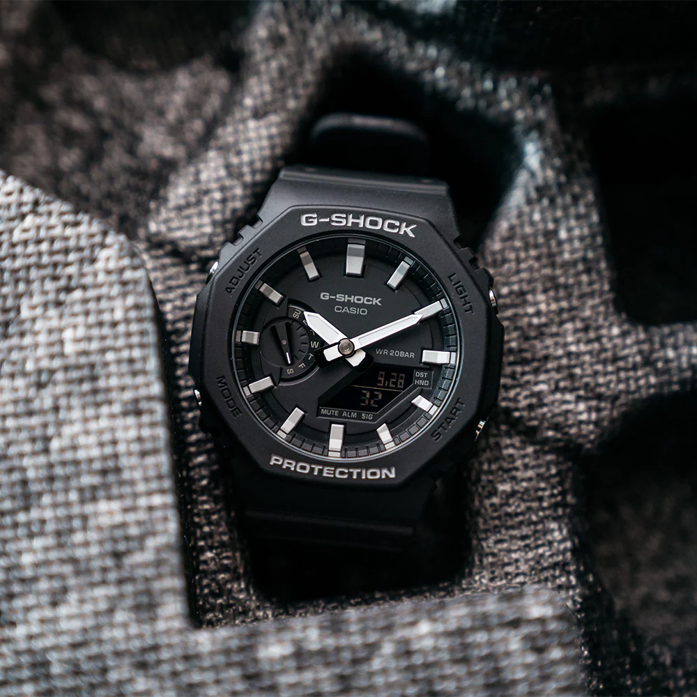 G-Shock GA2100-1A Black 'CasiOak' - Image 5