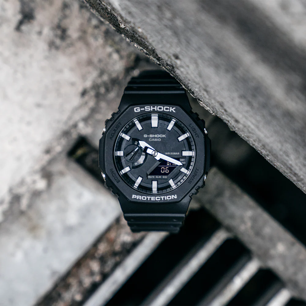 G-Shock GA2100-1A Black 'CasiOak' - Image 6