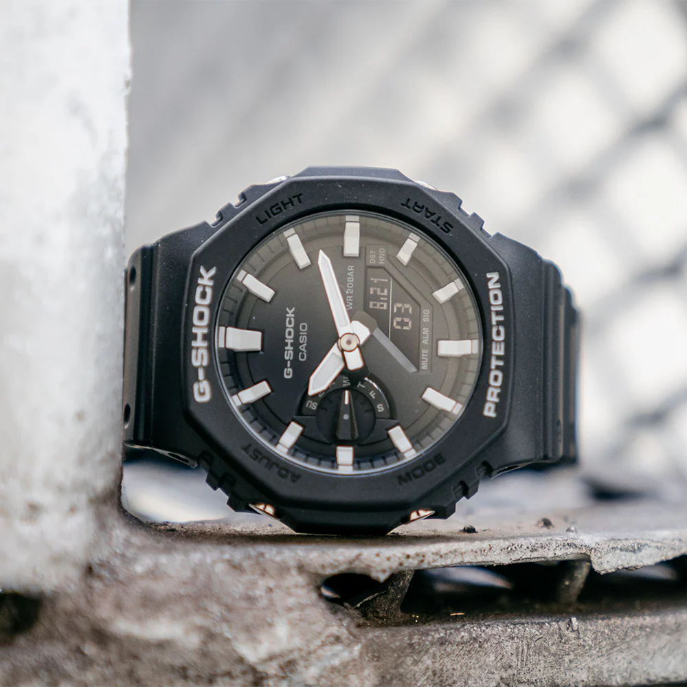 G-Shock GA2100-1A Black 'CasiOak' - Image 7