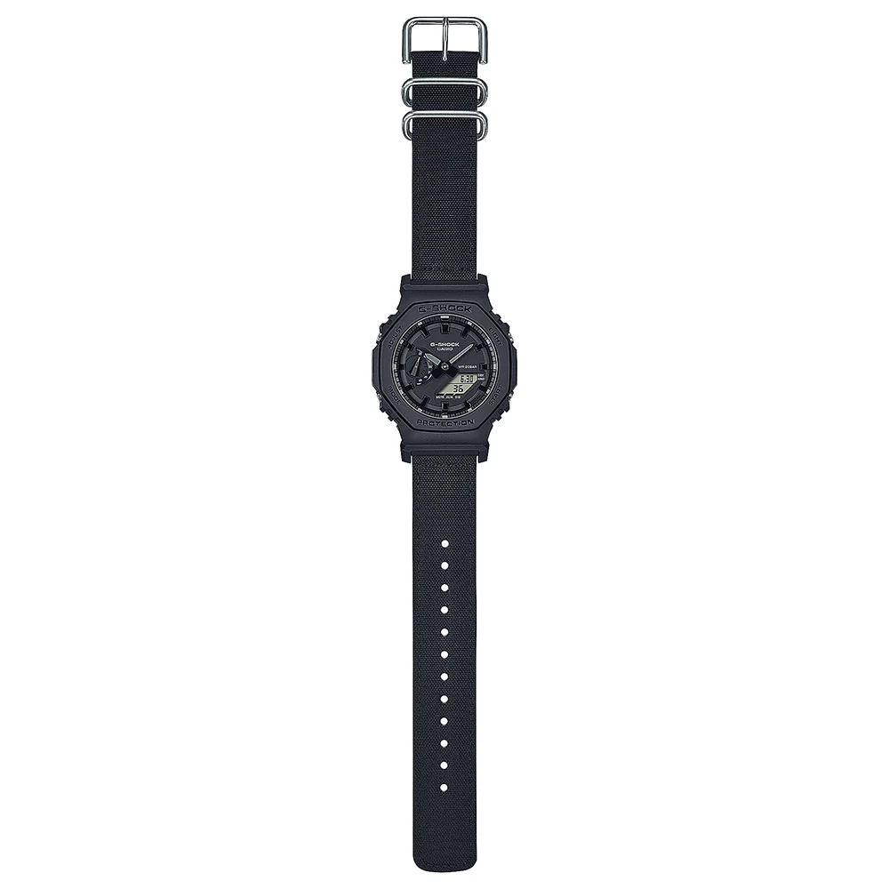 G-Shock GA2100BCE-1A Utility Black Cordura Watch - Image 2