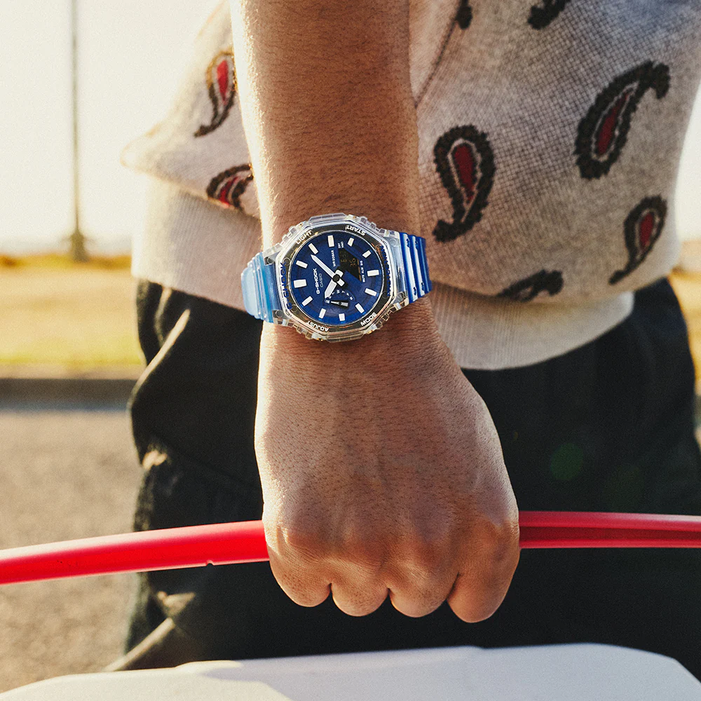 G-Shock GA2100HC-2A 'CasiOak' Blue Hidden Coast Series - Image 2