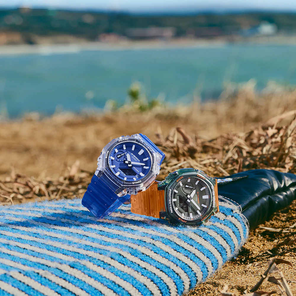 G-Shock GA2100HC-2A 'CasiOak' Blue Hidden Coast Series - Image 3