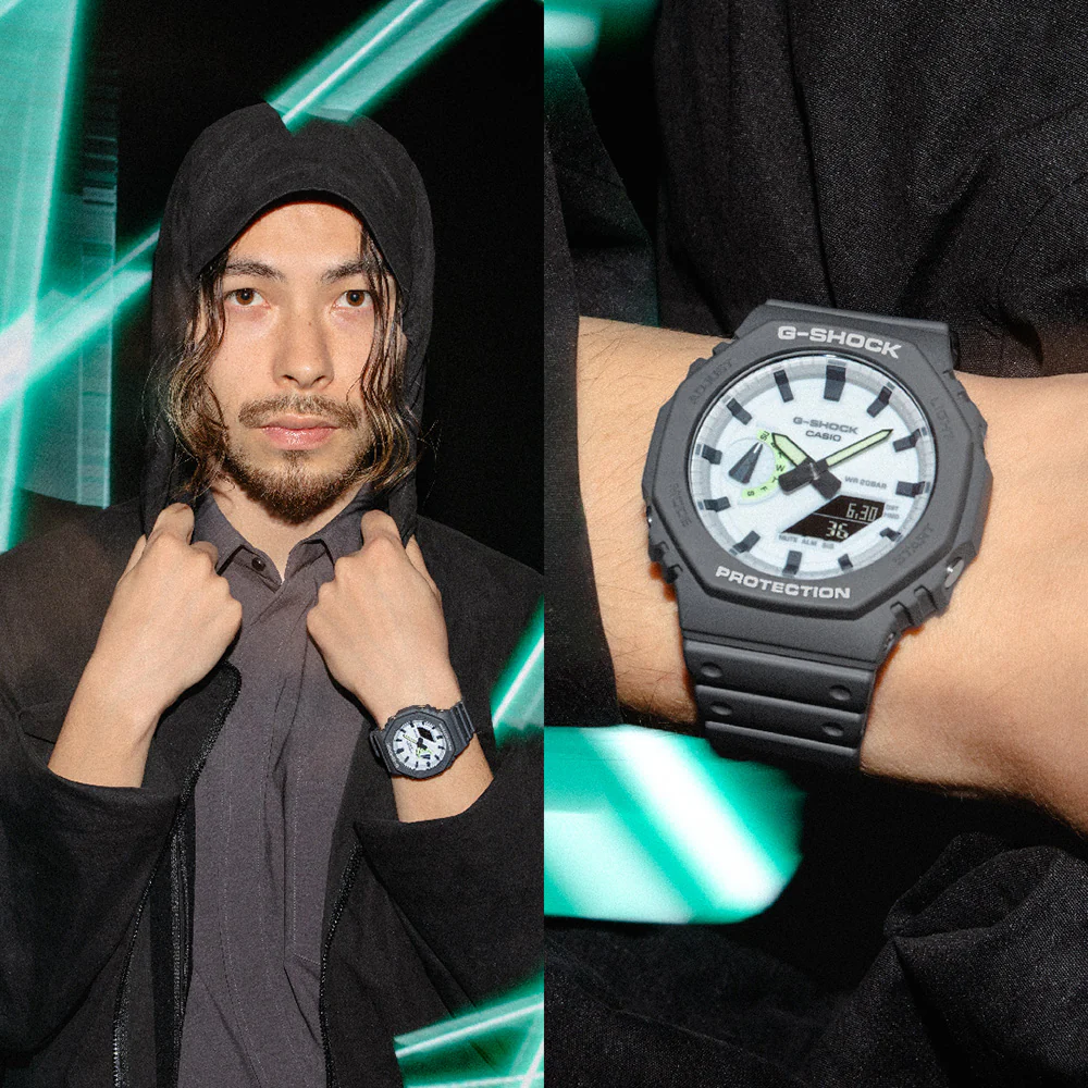 G-Shock GA2100HD-8A Hidden Glow Watch - Image 7