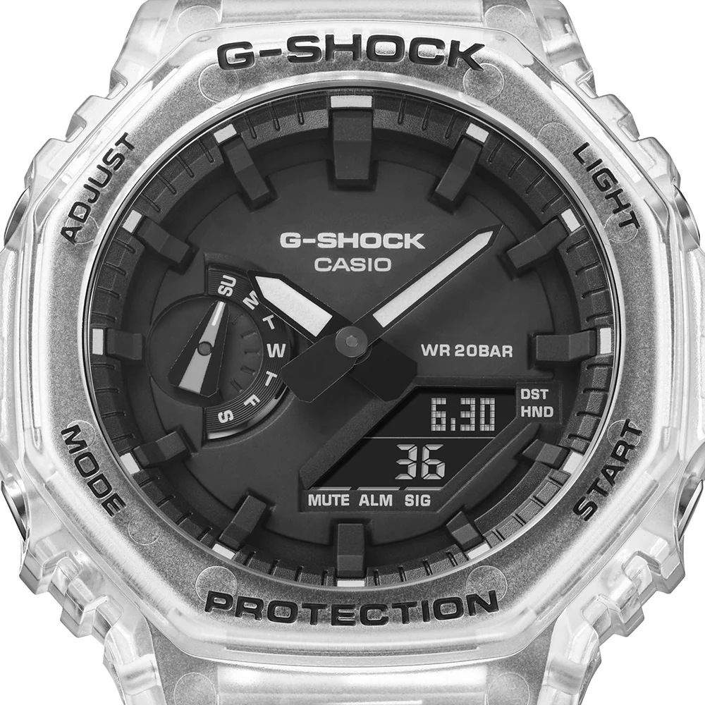 G-Shock GA2100SKE-7A 'CasiOak' Transparent Series - Image 3