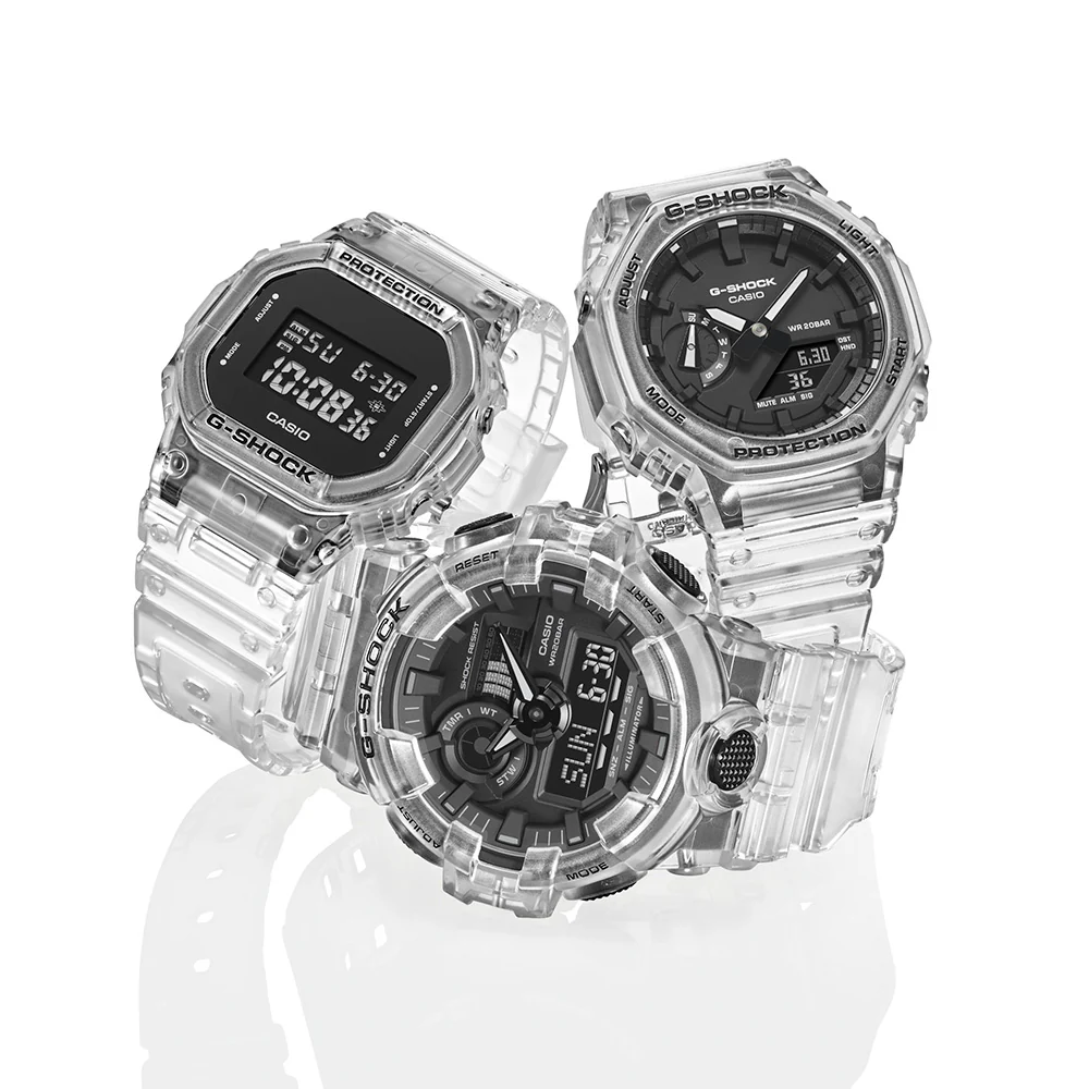 G-Shock GA2100SKE-7A 'CasiOak' Transparent Series - Image 4