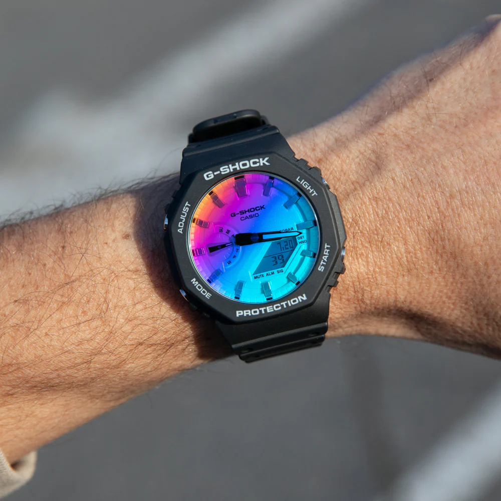 G-Shock GA2100SR-1A Iridescent Watch - Image 3