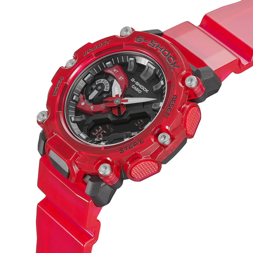 G-Shock GA2200SKL-4A Sound Wave Red - Image 4