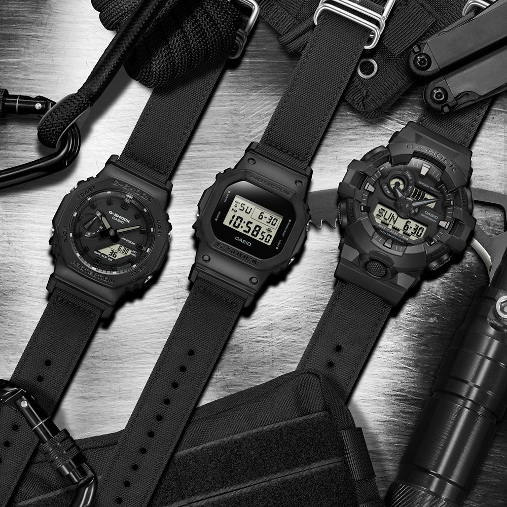 G-Shock GA700BCE-1A Utility Black Cordura Watch - Image 4