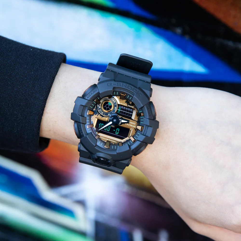 G-Shock GA700RC-1  "Black & Rust" Watch - Image 2