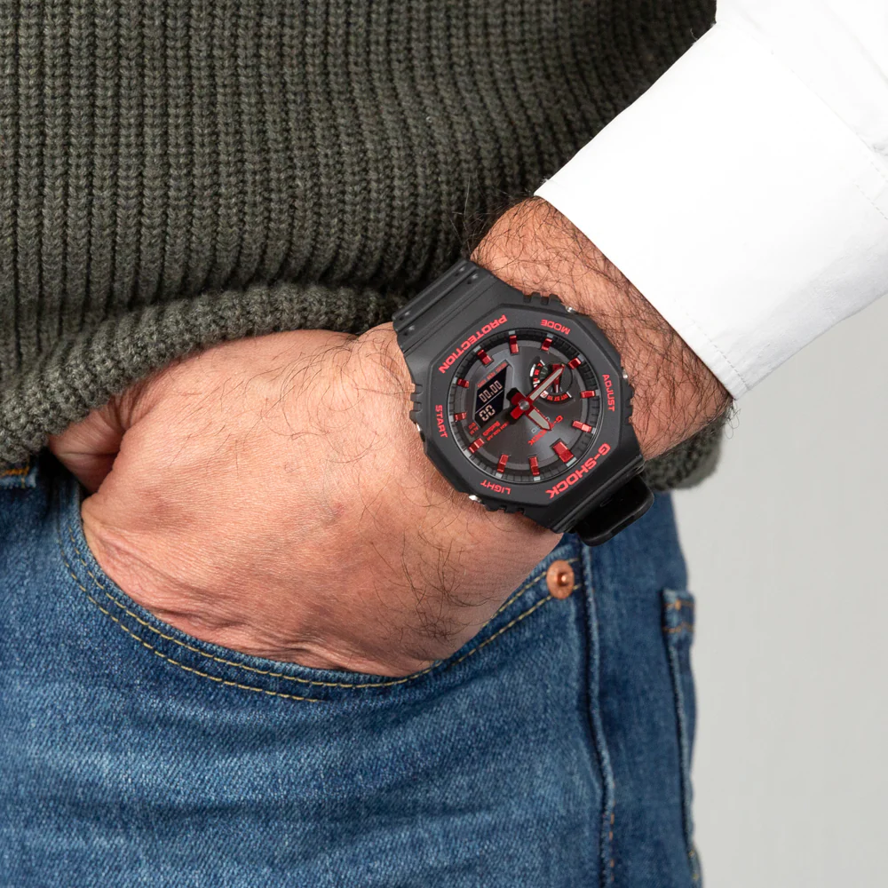 G-Shock GAB2100BNR-1A Casioak Ignite Red - Image 2
