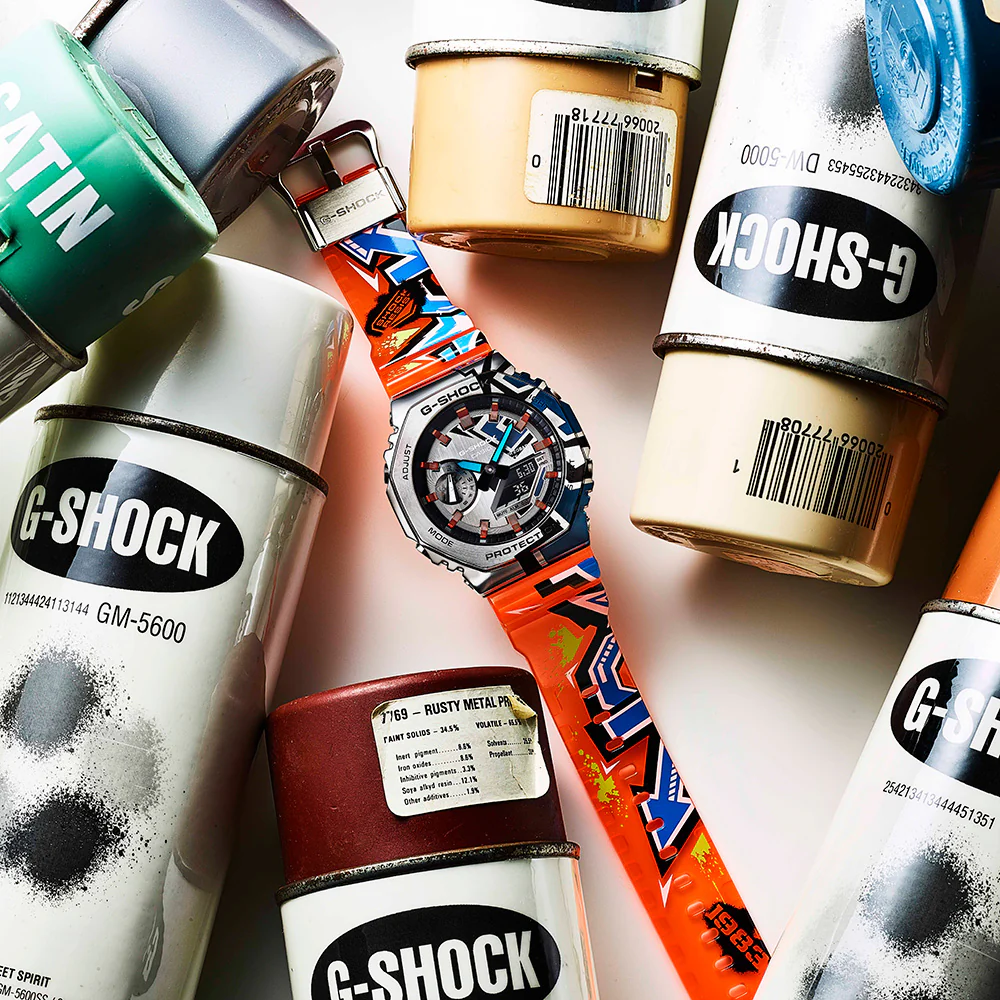 G-Shock GM2100SS-1A Street Spirit Graffiti Art 40th Anniversary Edition 'CasiOak' - Image 2