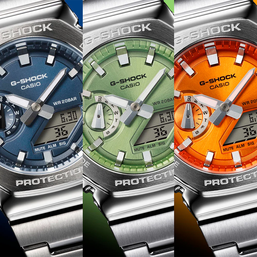 G-Shock GM2110D-2B G-Steel Metal Covered 'CasiOak' - Image 4