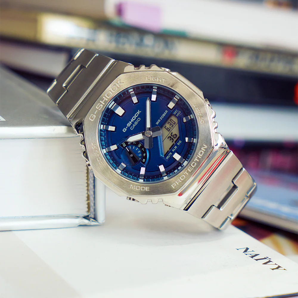 G-Shock GM2110D-2B G-Steel Metal Covered 'CasiOak' - Image 6