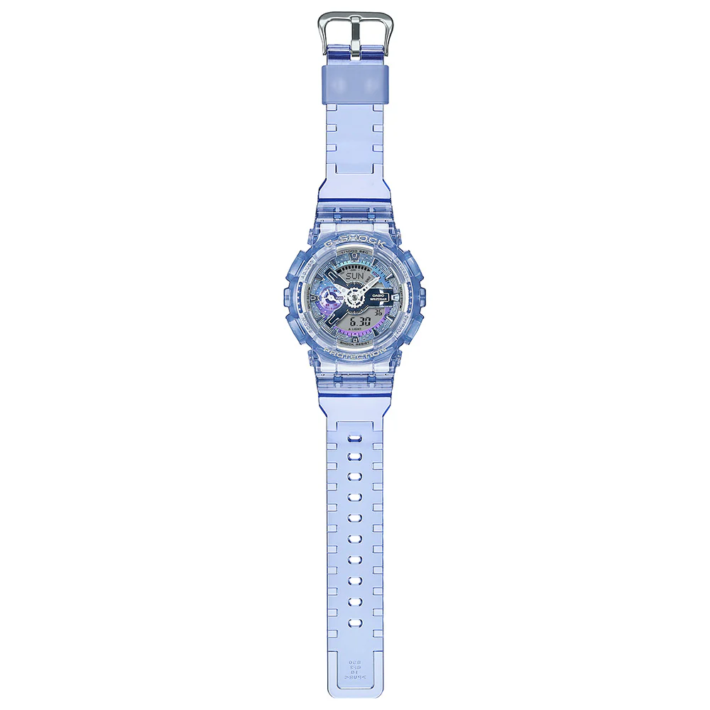 G-Shock GMAS110VW-6A Blue Virtual World Colour Watch - Image 2