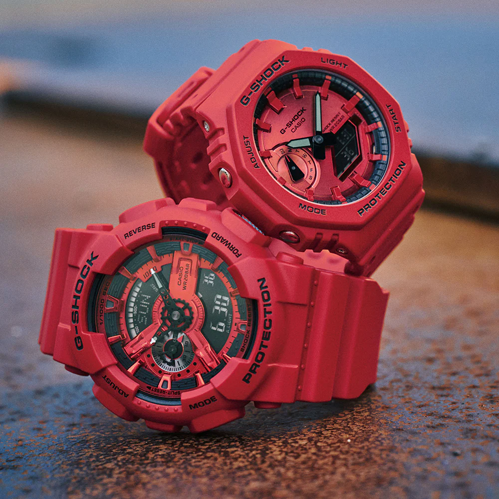 G-Shock Iconic Red GA2100RRB-4A - Image 6