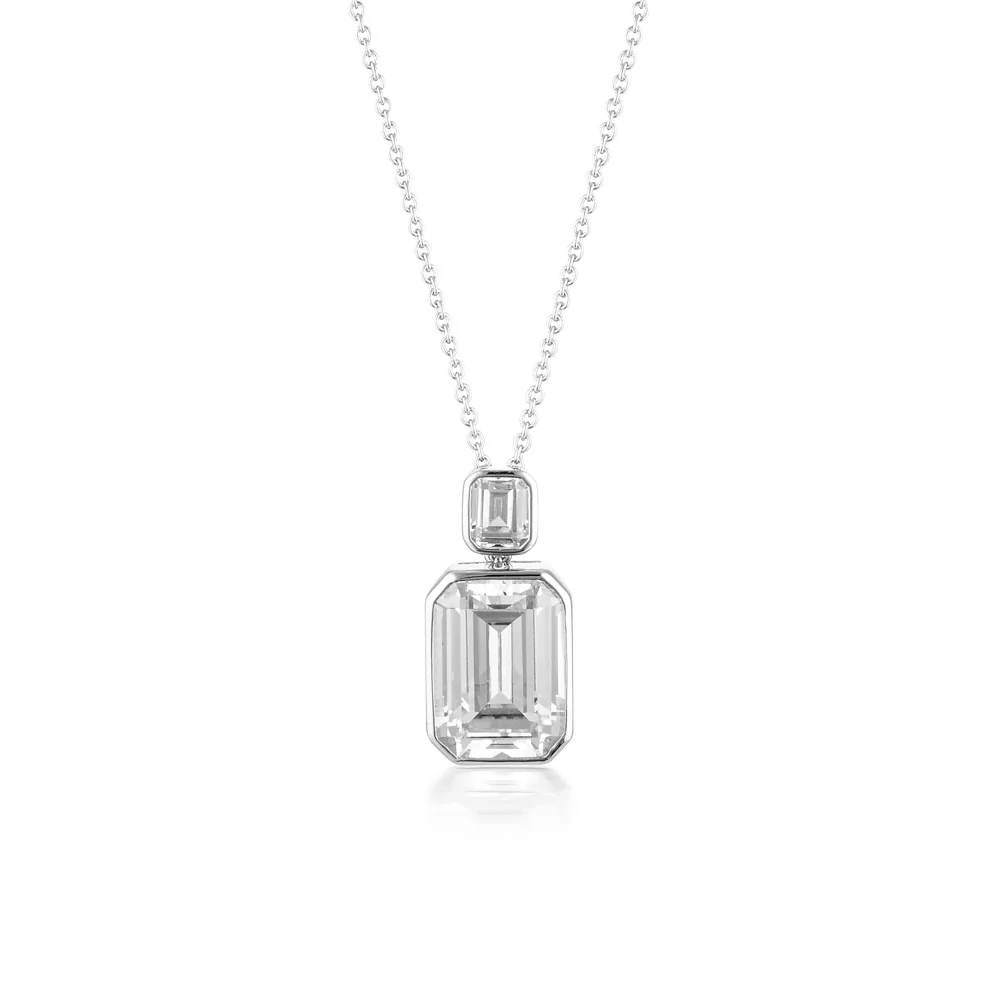 Georgini Sterling Silver Luxe Santuosa Pendant On Chain