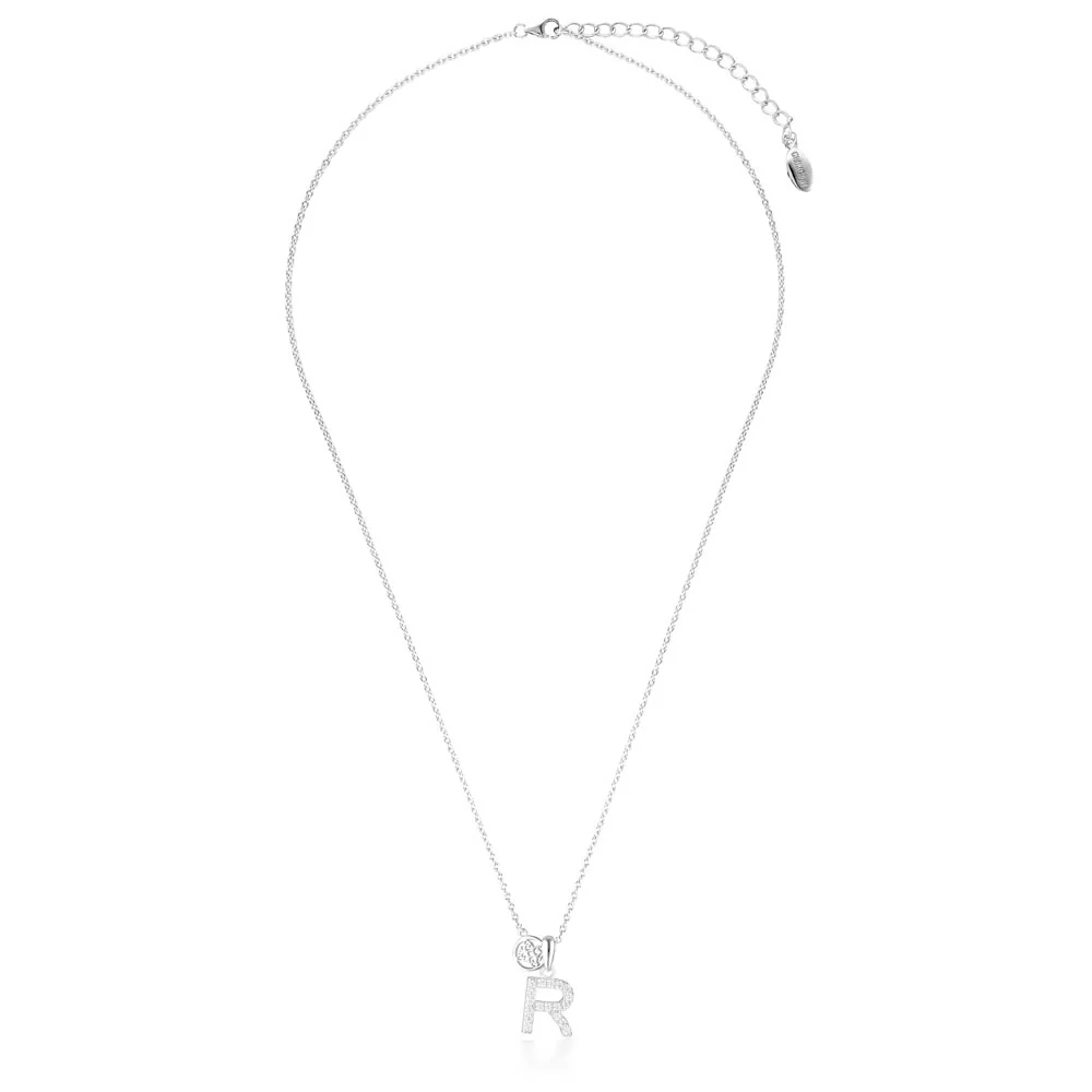 Georgini Sterling Silver Luxury Letters R Pendant On Chain