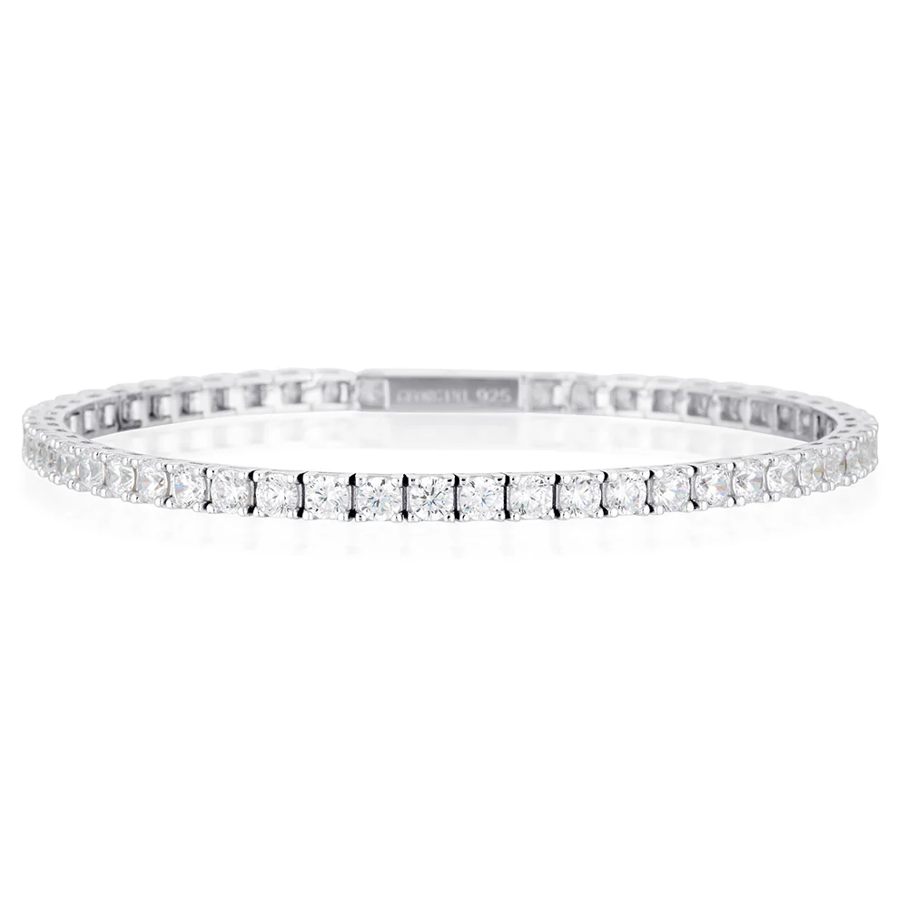 Georgini Sterling Silver Selena 3mm 16.5cm Small Tennis Bracelet