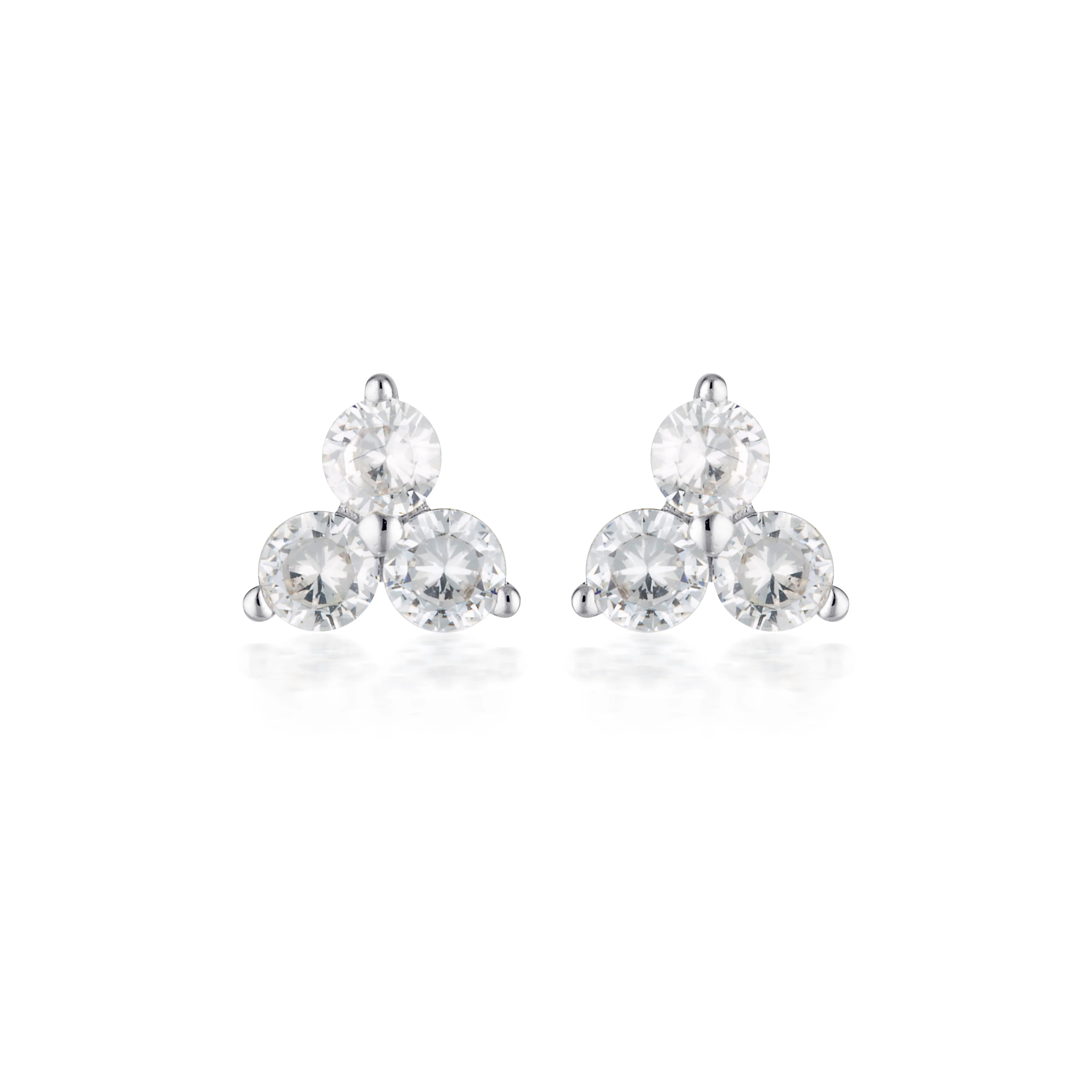 Georgini Sterling Silver Tia Stud Earrings