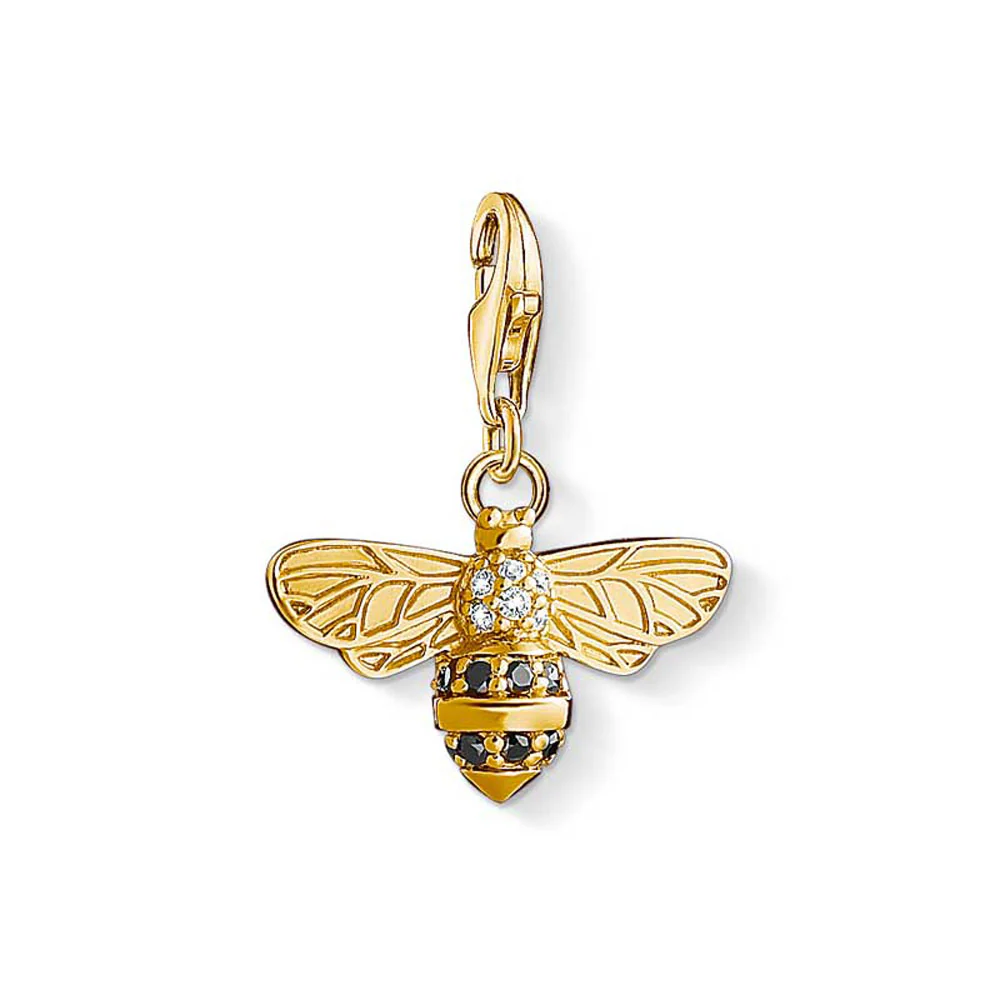 Gold Plated Sterling Silver Thomas Sabo Charm Club Bee