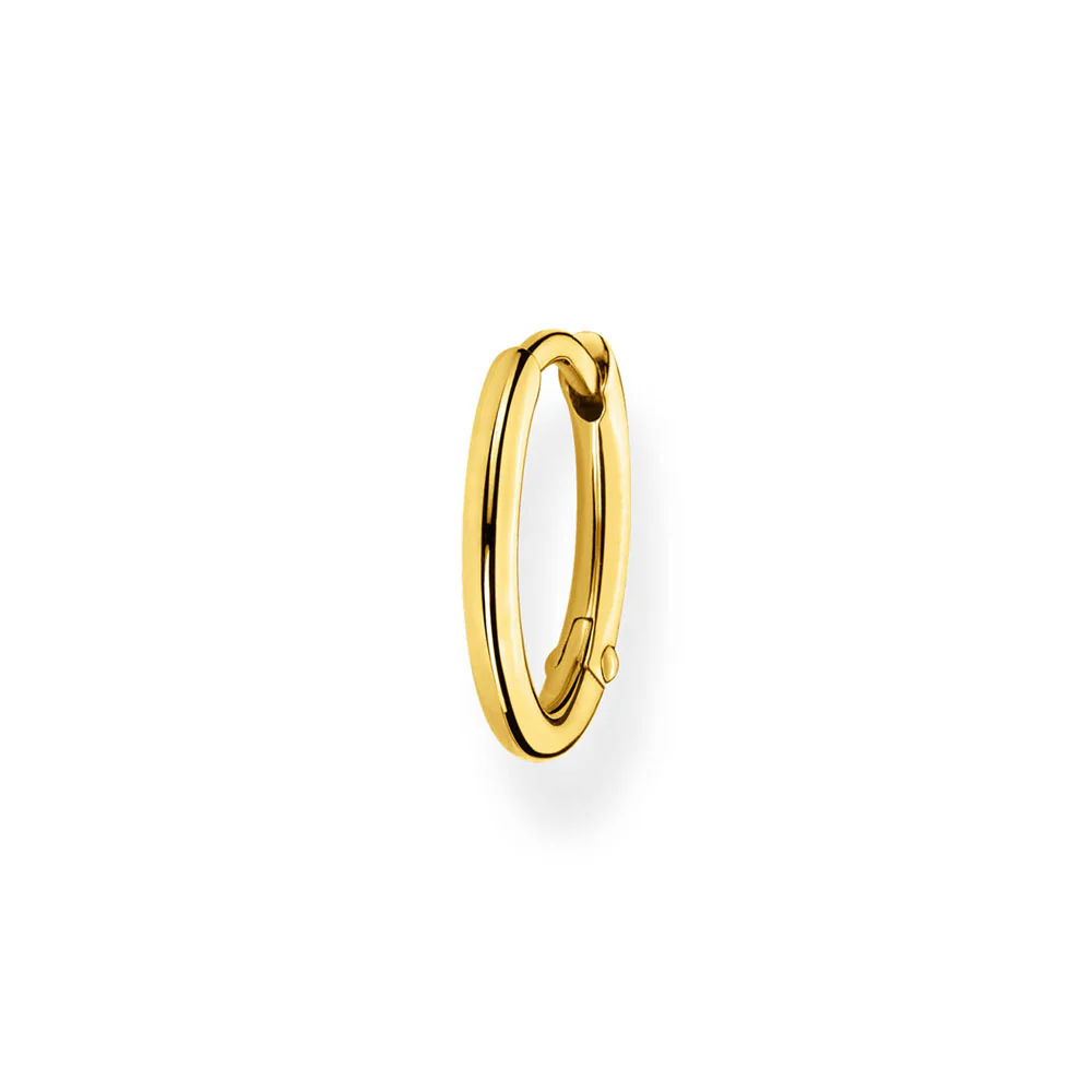Gold Plated Sterling Silver Thomas Sabo Charm Club Hoop 15mm * 1 Earring Only*