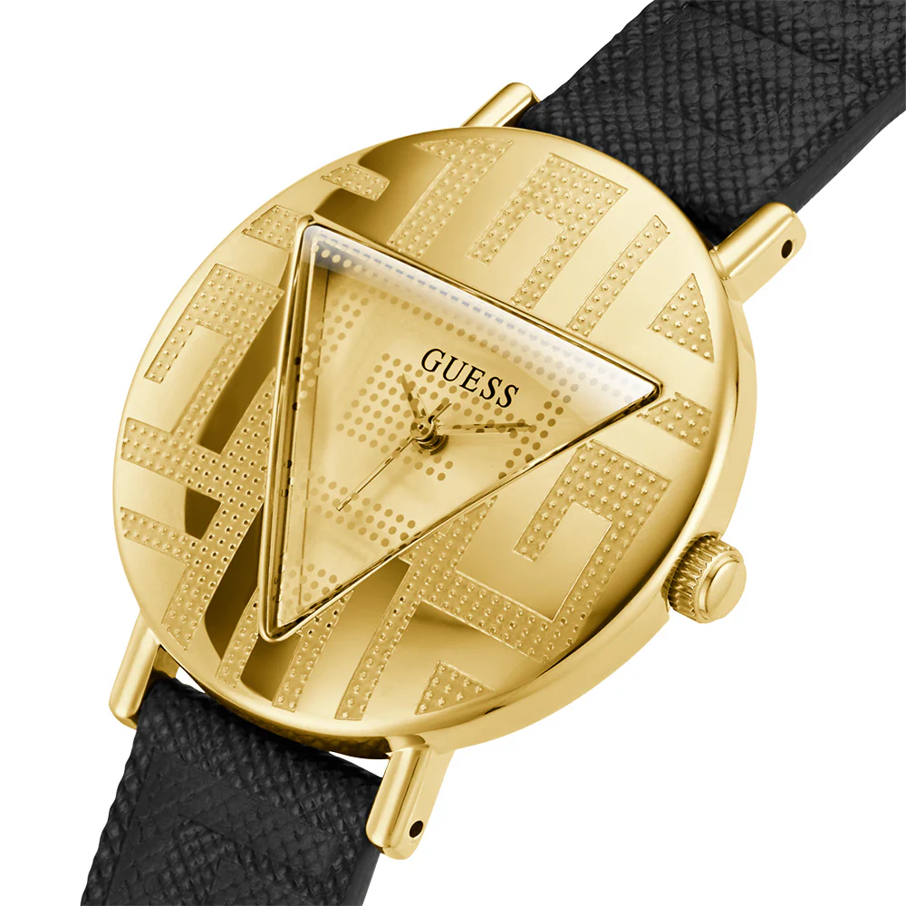 Guess GW0478L2 Iconic Black Leather Womens Watch - Image 4