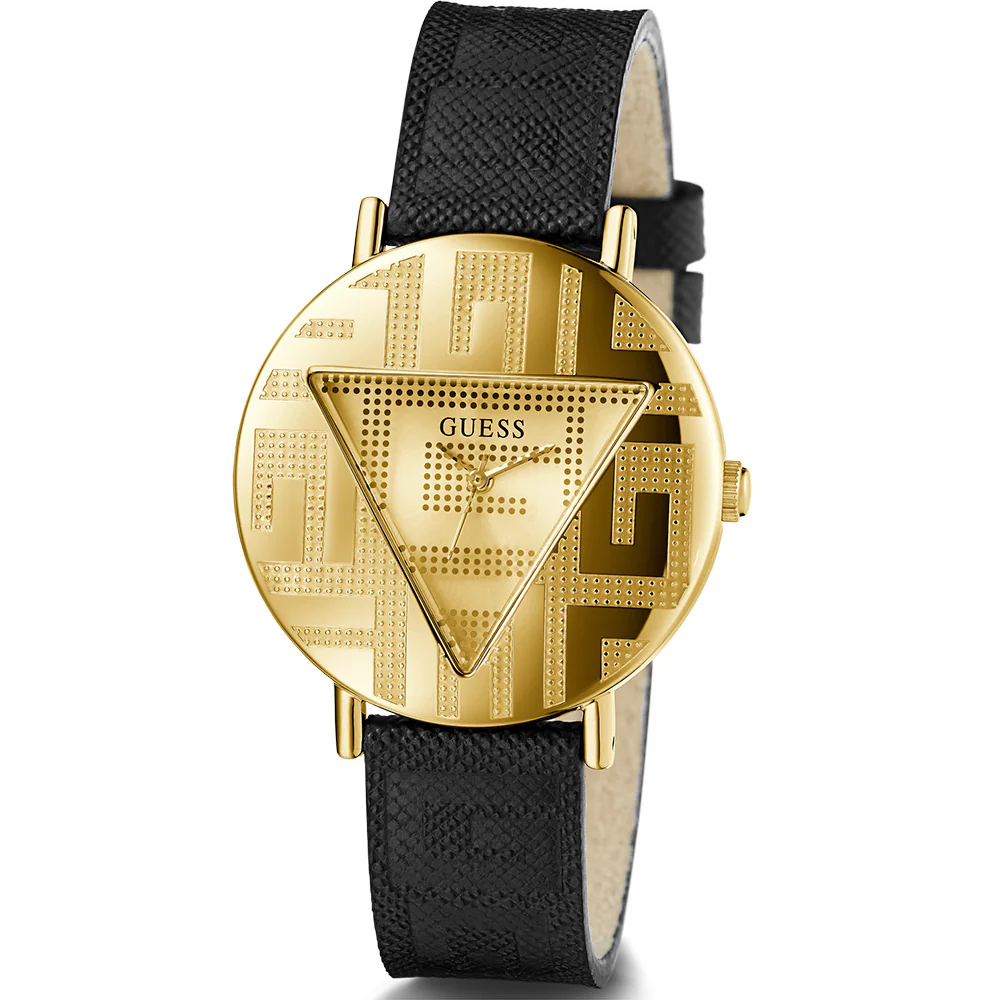 Guess GW0478L2 Iconic Black Leather Womens Watch - Image 5