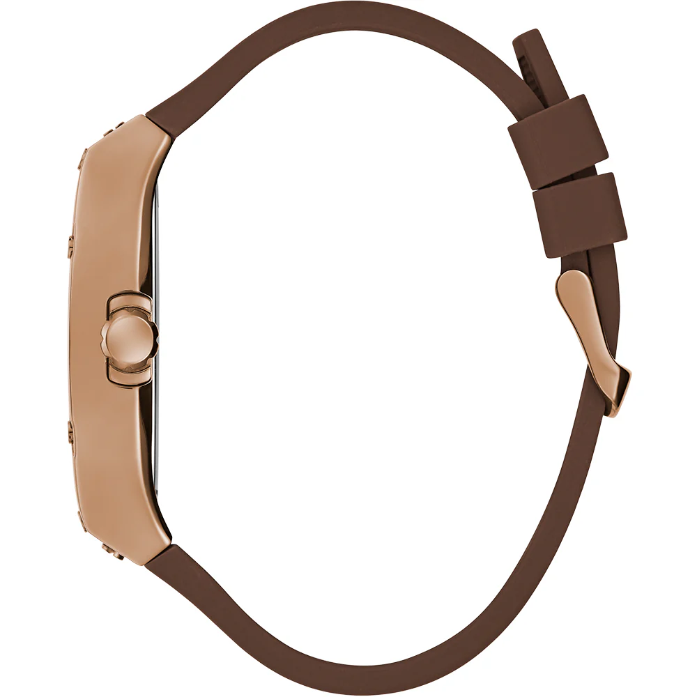 Guess GW0568G1 Falcon Brown Silicone Mens Watch - Image 2
