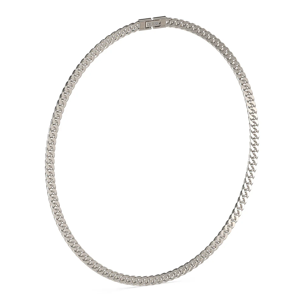 Guess Men's Jewellery Stainless Steel Diamond Cut 6mm 21" Chain