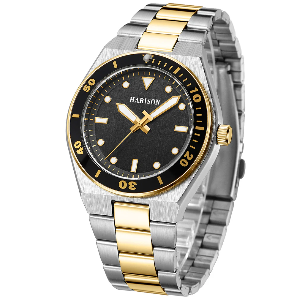Harison Luis XM577-1 42mm Two-Tone Stainless Steel Watch - Image 5