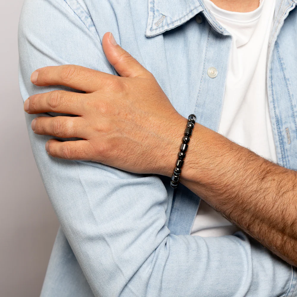 Hematite Beaded Bracelet - Image 2