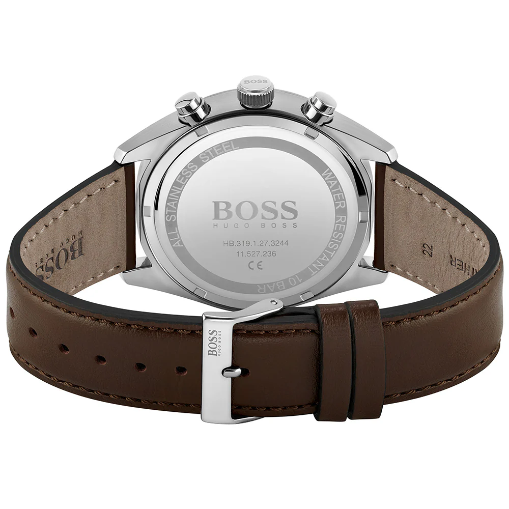 Hugo Boss 1513815 Champion Leather Mens Watch - Image 3