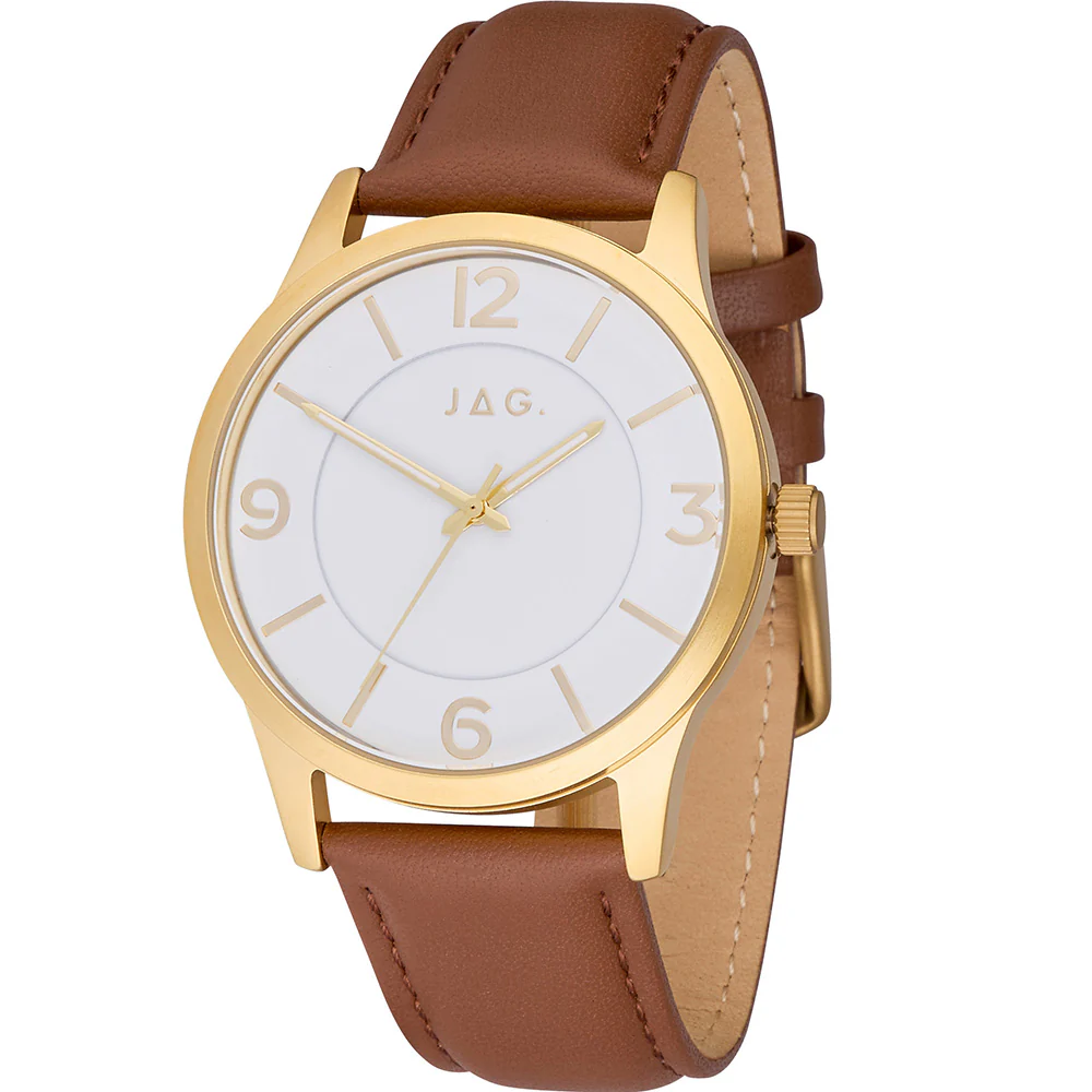 JAG J2406 Brown Leather Mens Watch - Image 2