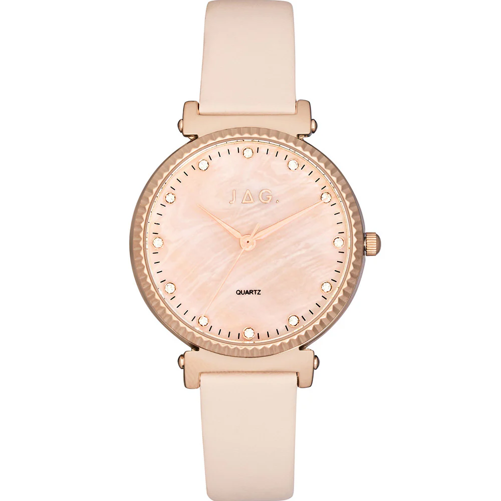 Jag J2683 Victoria Pink Leather Womens Watch