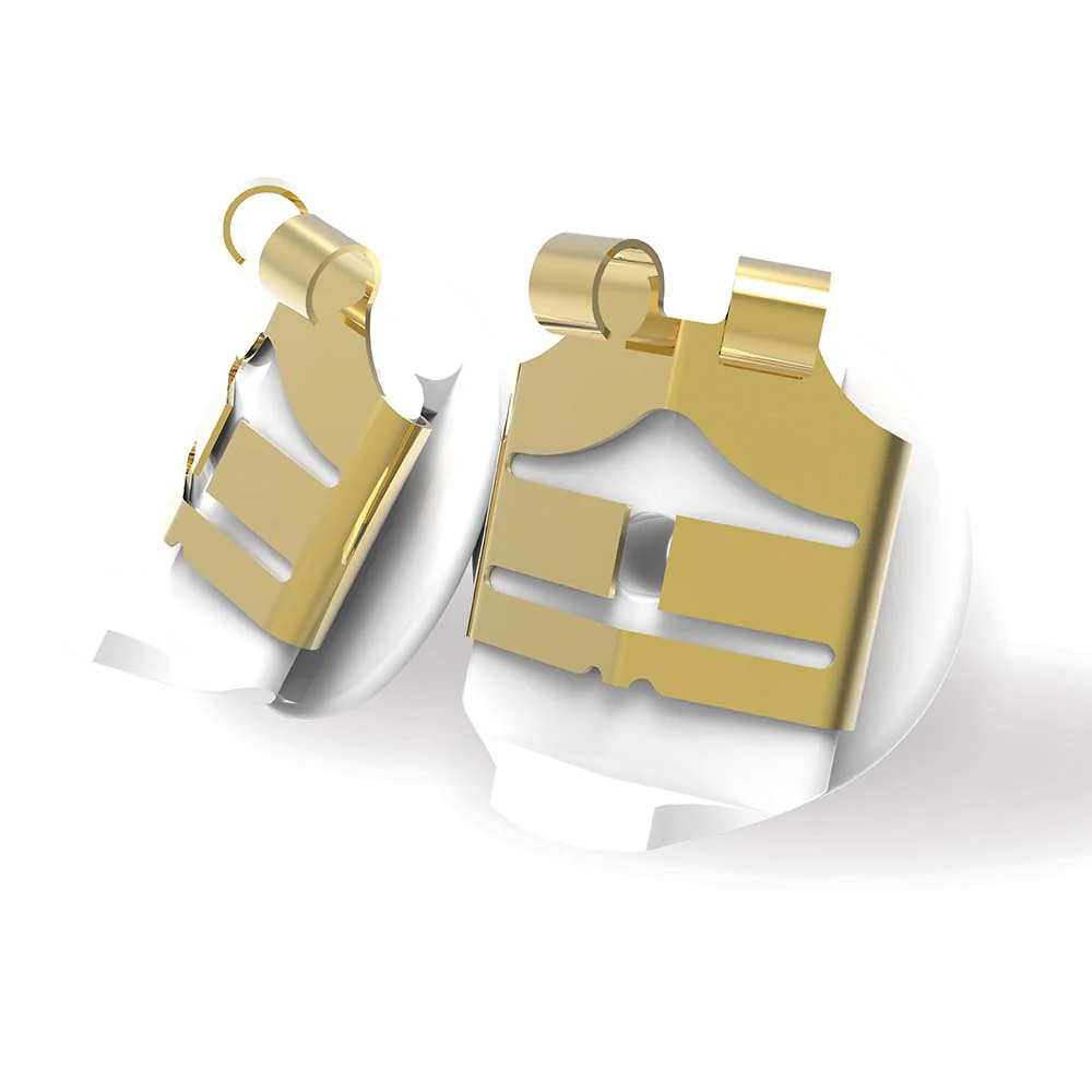 Lox Gold Tone Secure Earring Backs Two Pairs Pack - Image 2