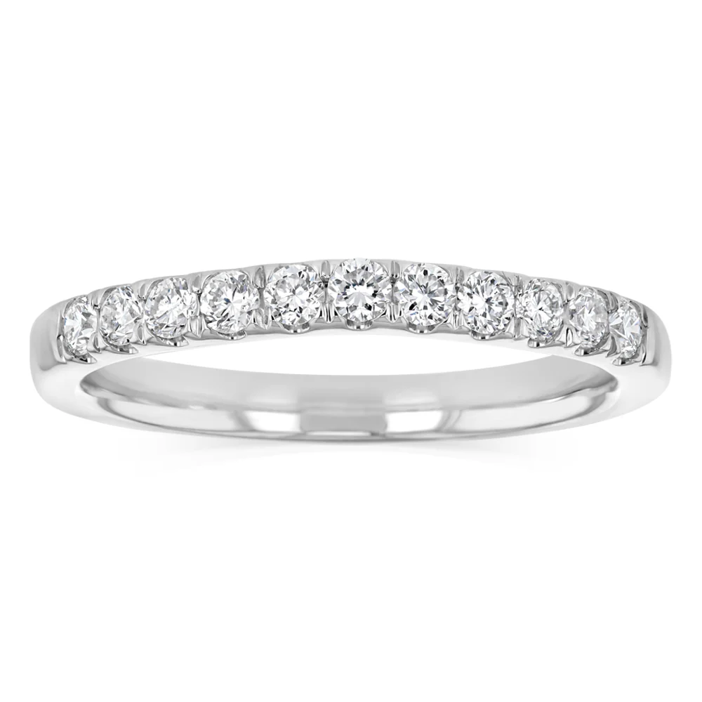 Luminesce Lab Grown 0.32 Carat Eternity Straight Ring in Platinum