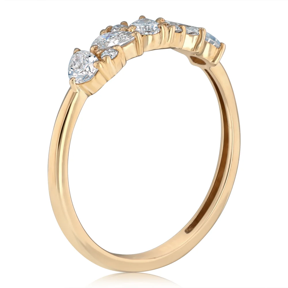 Luminesce Lab Grown 0.55 Carat Diamond Ring in 9ct Yellow Gold - Image 3