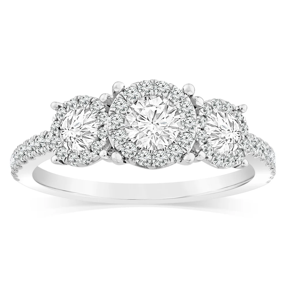 Luminesce Lab Grown 0.95 Carat Diamond Ring in 10ct Gold.