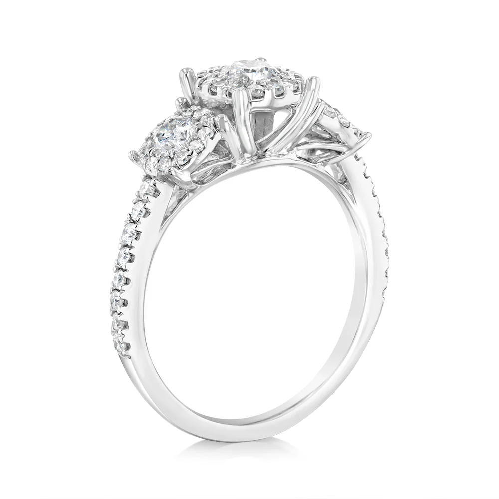 Luminesce Lab Grown 0.95 Carat Diamond Ring in 10ct Gold. - Image 3