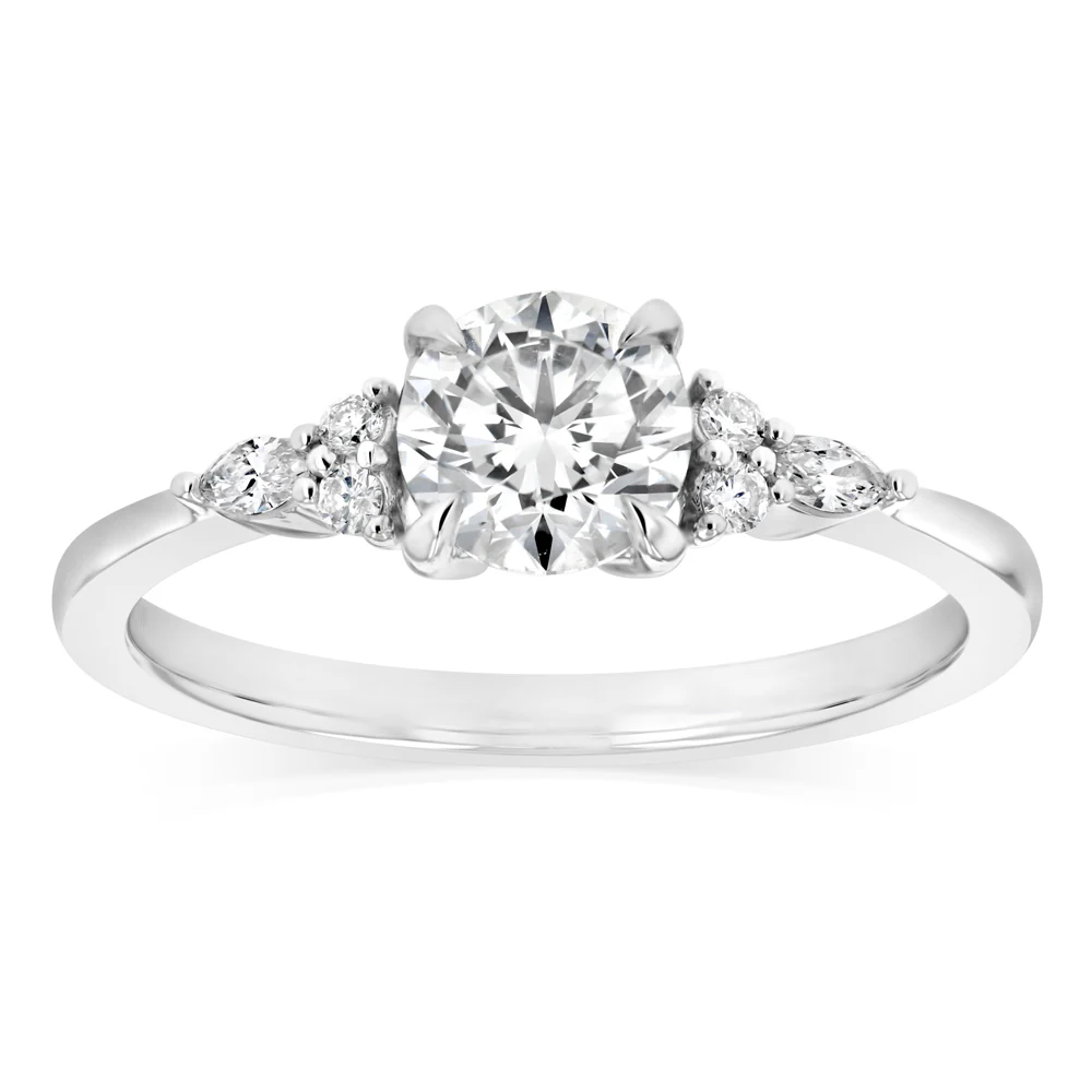 Luminesce Lab Grown 1.10 Carat Diamond Ring in 9ct White Gold