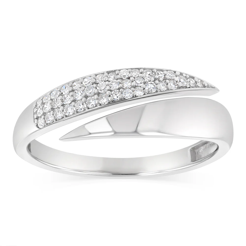 Luminesce Lab Grown 1/5 Carat Diamond Ring in Sterling Silver