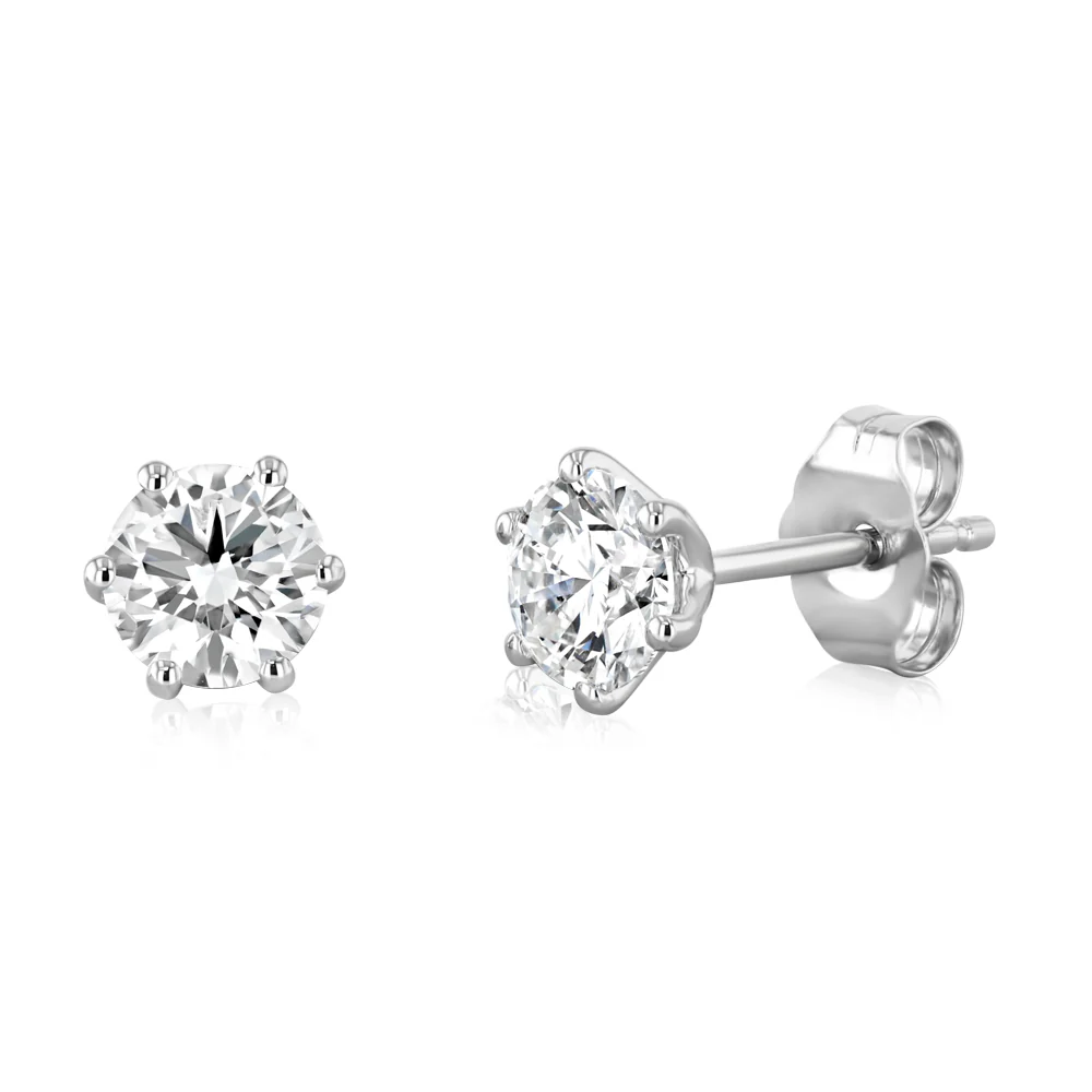 Luminesce Lab Grown 1.5 Carat Diamond Stud Earring in Platinum