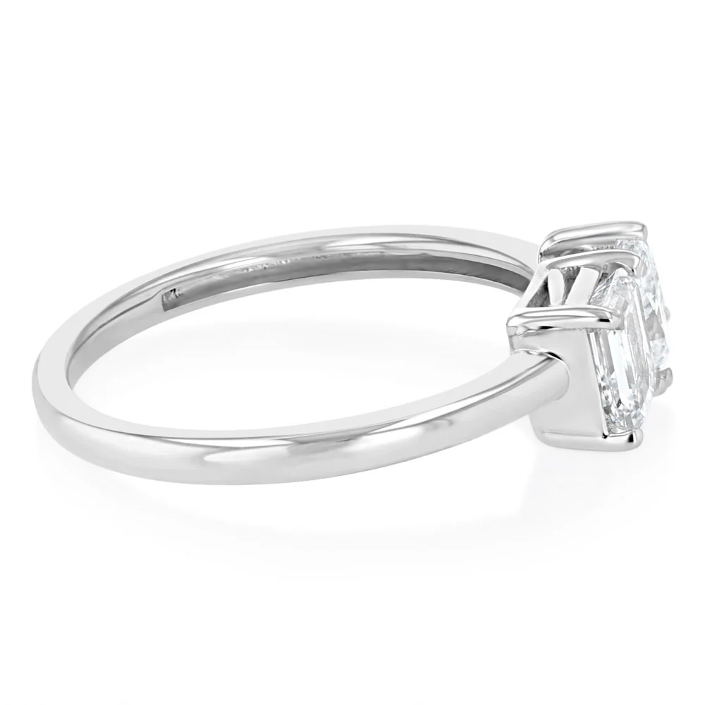 Luminesce Lab Grown 1.50 Carat Diamond Ring in Sterling Silver - Image 2