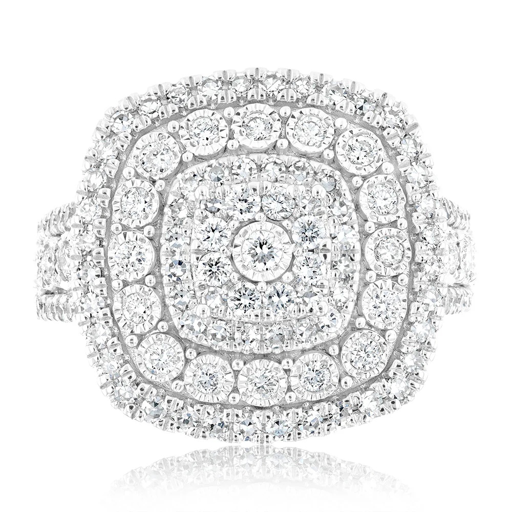 Luminesce Lab Grown 1 Carat Diamond Ring in 9ct Yellow Gold