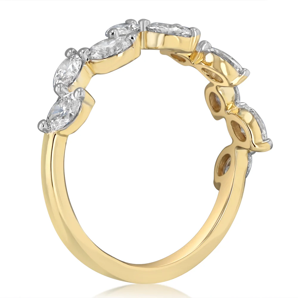 Luminesce Lab Grown 1 Carat Diamond Ring in 9ct Yellow Gold - Image 3